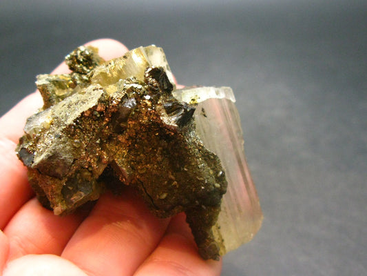 Green Apatite Crystal From Portugal - 2.0" - 70.07 Grams