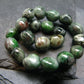 Eclogite Genuine Bracelet from Norway ~ 7 Inches ~ 9mm Tumbled Beads
