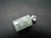 Fantastic Gemmy Aquamarine Crystal Silver Pendant From Brazil - 0.7" - 1.35 Grams