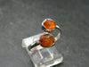 Spessartine Garnet Silver Ring From Tanzania - Size 8 - 2.45 Grams