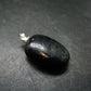 Very Rare Sterling Silver Nuumite Nuummite Pendant From Greenland - 1.2" - 6.92 Grams