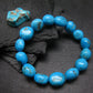 Turquoise Genuine Untreated Bracelet ~ 7 Inches ~ 12mm Tumbled Beads