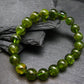 Peridot Genuine Bracelet ~ 7 Inches ~ 9mm Round Beads