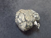 Apache Tear Obsidian Crystal Silver Pendant From Mexico - 1.1" - 6.34 Grams