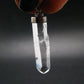 Lemurian Quartz Crystal Pendant From Brazil - 1.9" - 6.1 Grams