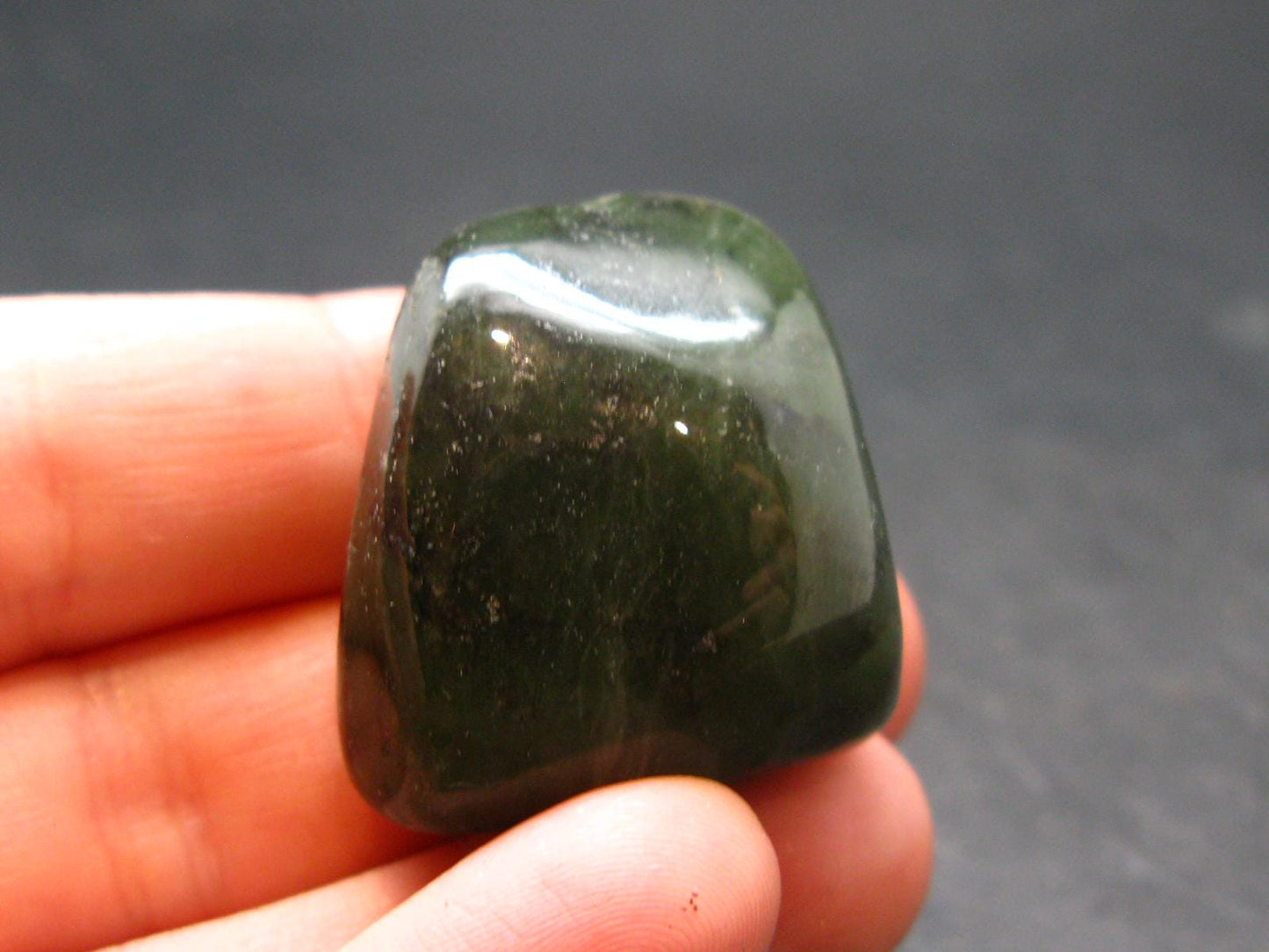 Nephrite Jade 1.1" Pendant From Canada (Metal Free) - 26.67 Grams