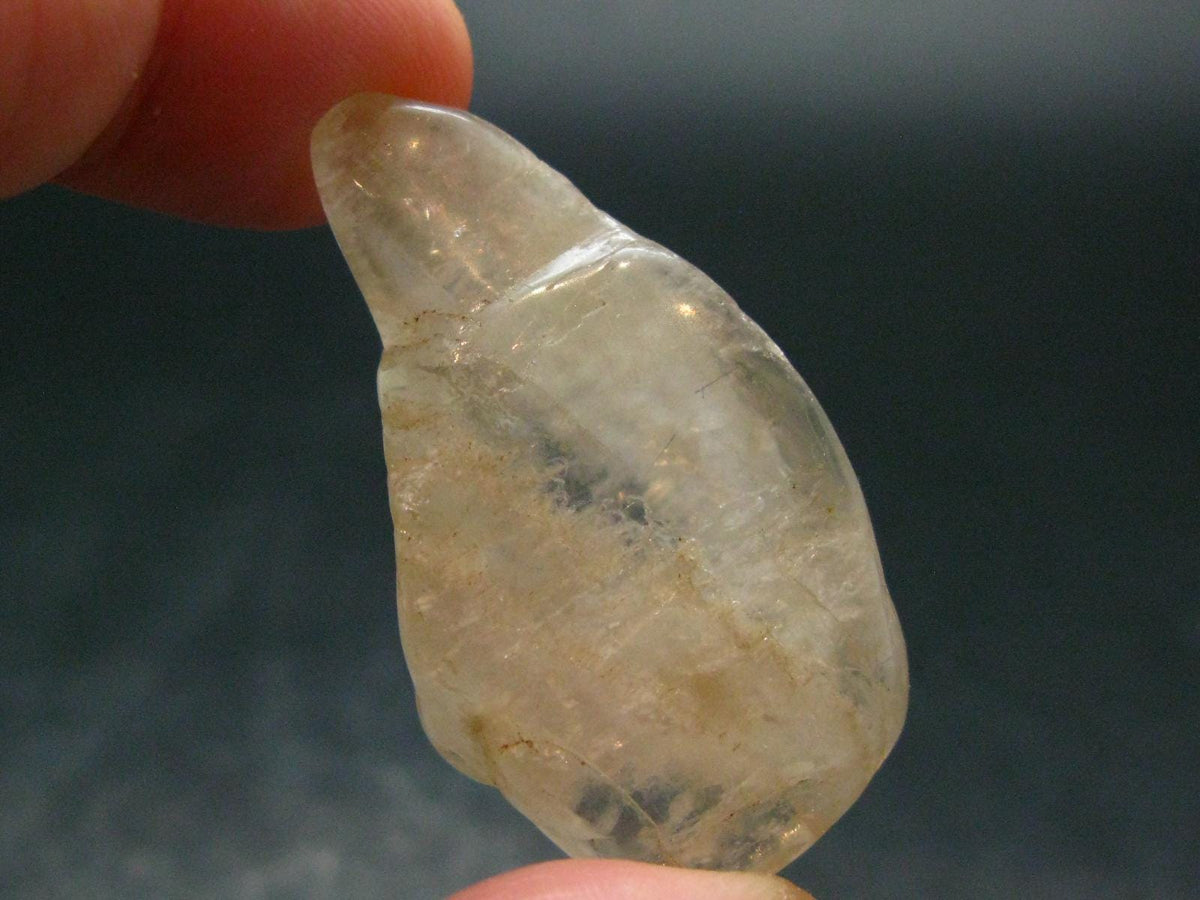 Large Clear Tumbled Petalite Crystal from Brazil - 72.45 Carats - 1.6"