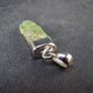 Green Kyanite Silver Pendant from Brazil - 1.2" - 2.03 Grams