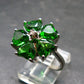 Helenite Gaia Stone Gem Sterling Silver Ring From Washington - Size 9 - 5.2 Carats