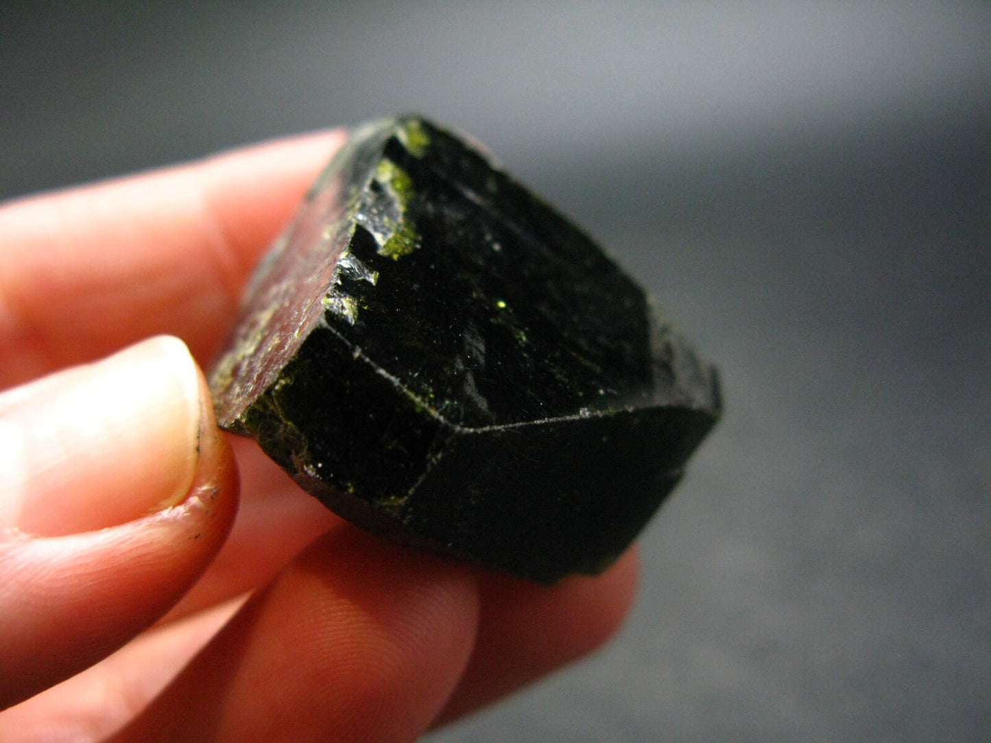 Nice Rare Terminated Epidote Crystal From Peru - 1.2" - 27.90 Grams