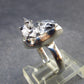 Large Meteorite Campo Del Cielo Sterling Silver Ring from Argentina - 4.90 Grams - Size 6