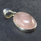 Symbol of Love and Beauty!! Natural Rose Quartz Pendant In 925 Silver From Brazil - 1.4" - 6.7 Grams