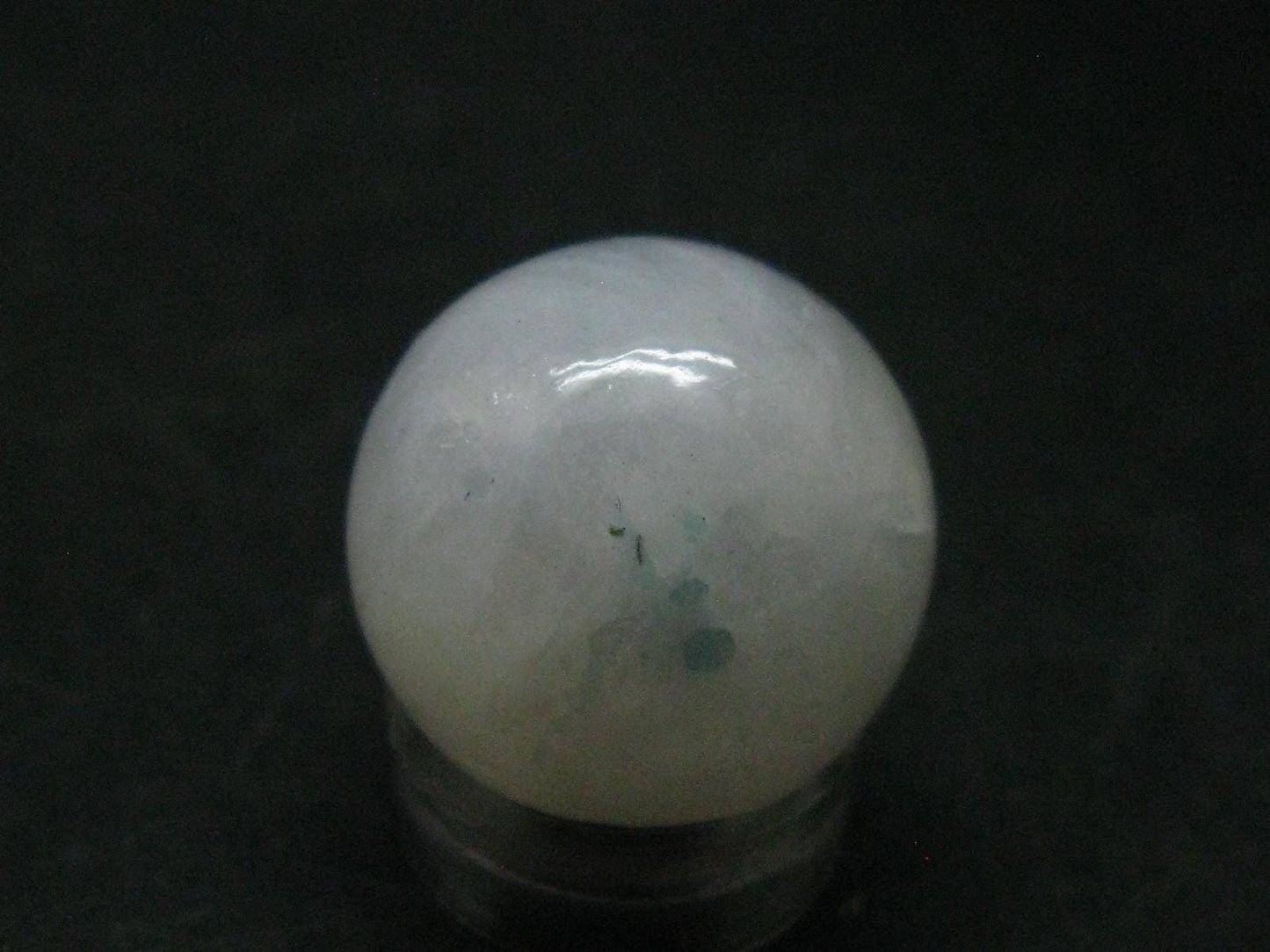 Gem Moonstone Sphere from India - 0.7" - 9.8 Grams