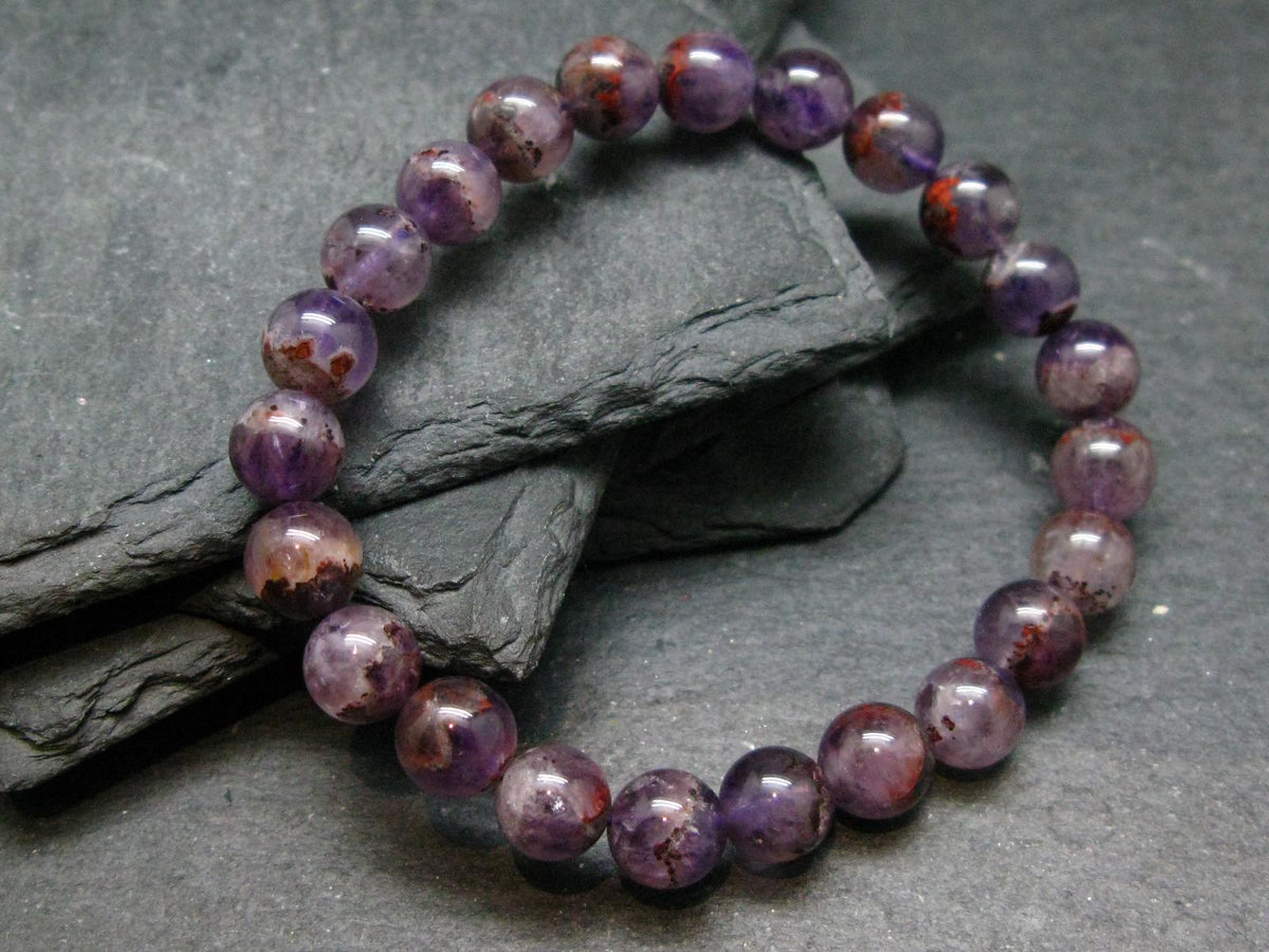 Auralite 23 Genuine Bracelet ~ 7 Inches ~ 8mm Round Beads
