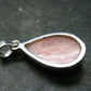 Pink Petalite Silver Pendant from Canada - 1.1" - 2.46 Grams