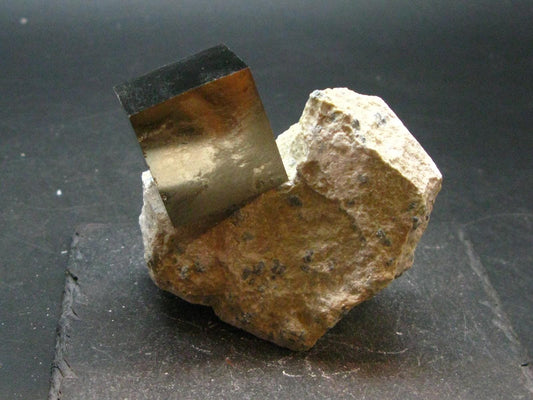 Perfect Pyrite Cube Cluster from Spain - 2.4"