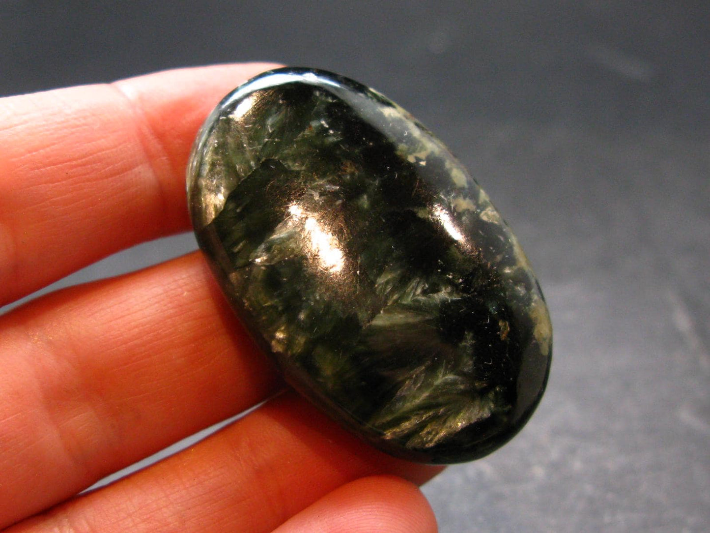 Large Polished Seraphinite Clinochlore Angels Wings Piece From Russia - 1.6" - 17.65 Grams