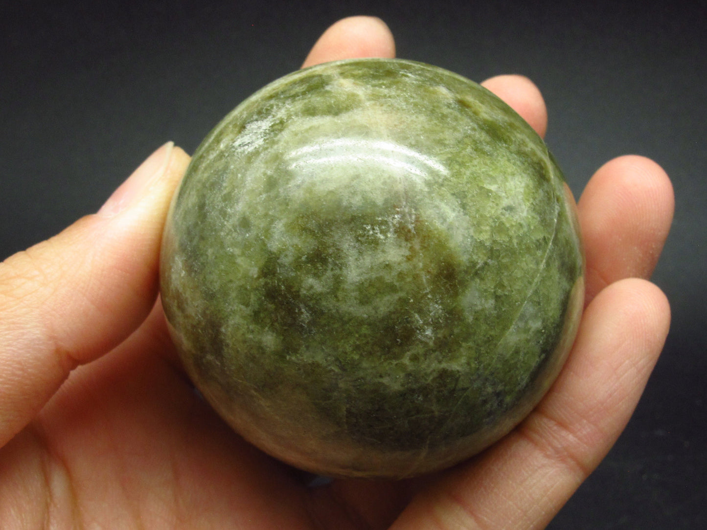 Rare Vesuvianite Idocrase Sphere Ball From India - 2.1" - 247 Grams