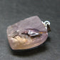 Stunning Natural Gem Ametrine Crystal Silver Pendant From Bolivia - 1.0" - 4.72 Grams