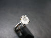 Fine Clear Natural Herkimer Diamond Silver Ring From New York - Size 5 - 2.06 Grams