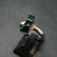 Rare Black Opal Sterling Silver Ring From Australia - Size 7
