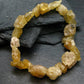 Heliodor Golden Beryl Genuine Bracelet ~ 7 Inches ~ 12mm Crystal Beads