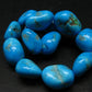 Turquoise Genuine Untreated Bracelet ~ 7 Inches ~ 18mm Tumbled Beads