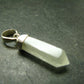 Gem Libyan Desert Glass Tektite Pendant Sterling Silver from Libya - 1.2" - 2.34 Grams