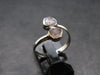 Gray Herderite Silver Ring from Africa - Size 7 - 1.94 Grams