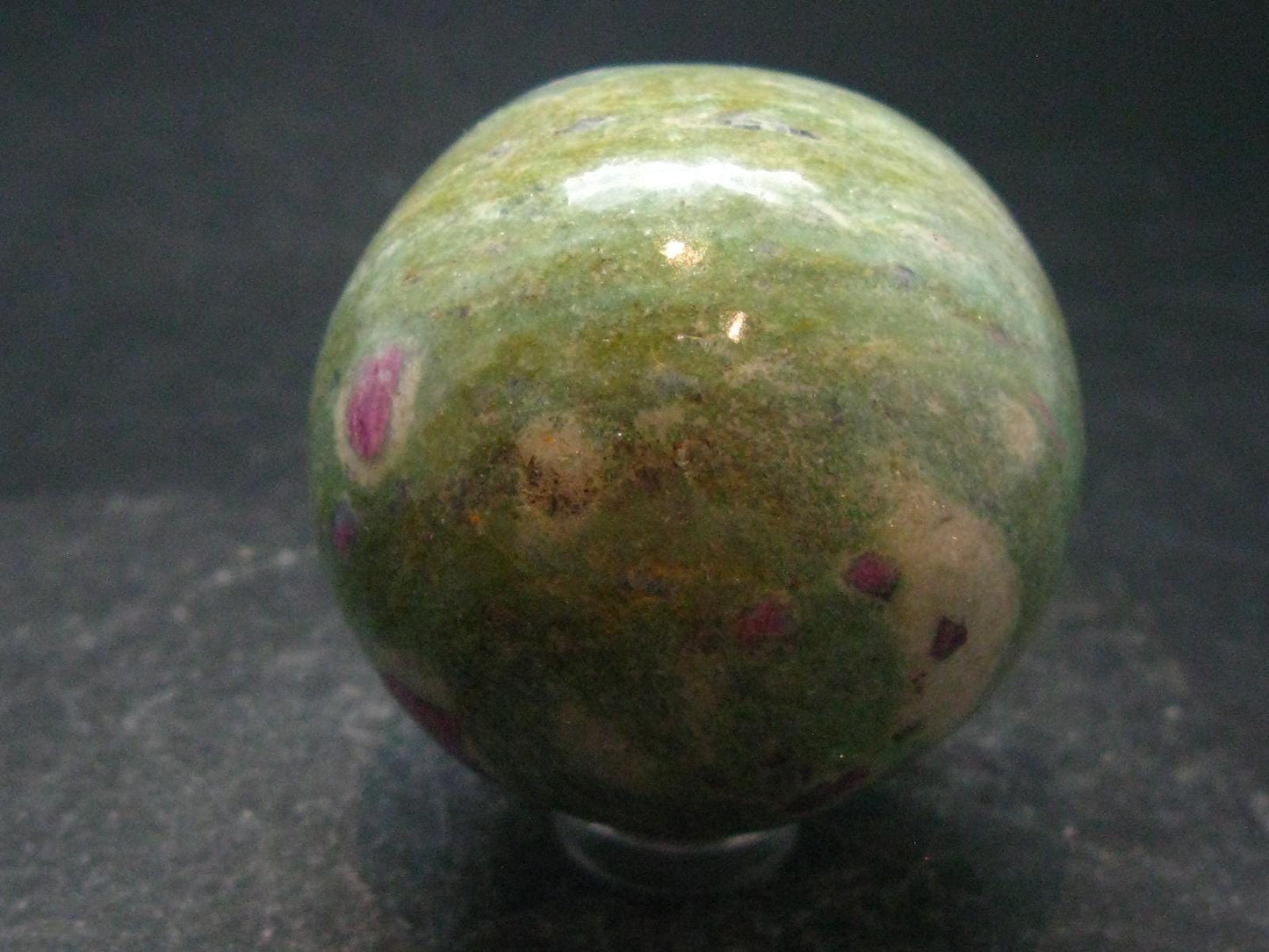 Ruby In Fuchsite Sphere from India - 1.7"