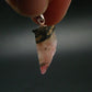 Rare Pink Tugtupite Sterling Silver Pendant From Greenland - 1.1" - 1.47 Grams
