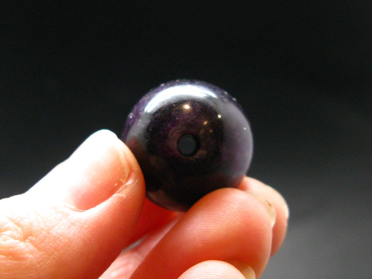 Sugilite Polished Bead From South Africa - 0.8" - 12.60 Grams