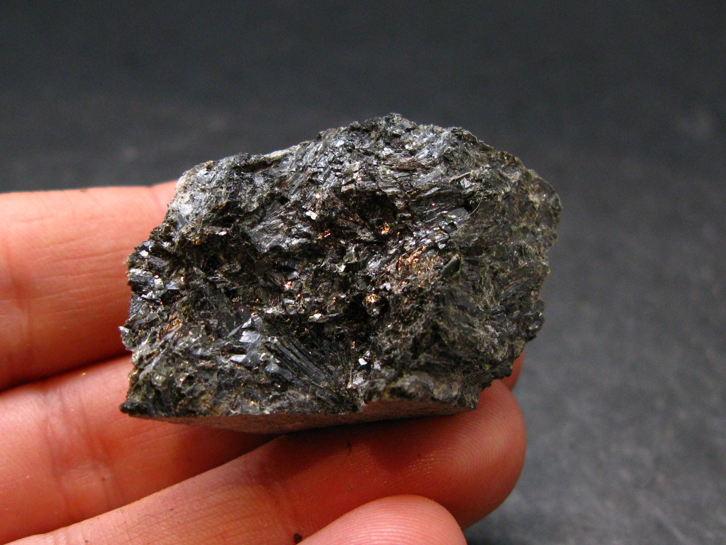 Rare Nuumite Nuummite Raw Piece From Greenland - 16.32 Grams - 1.3"