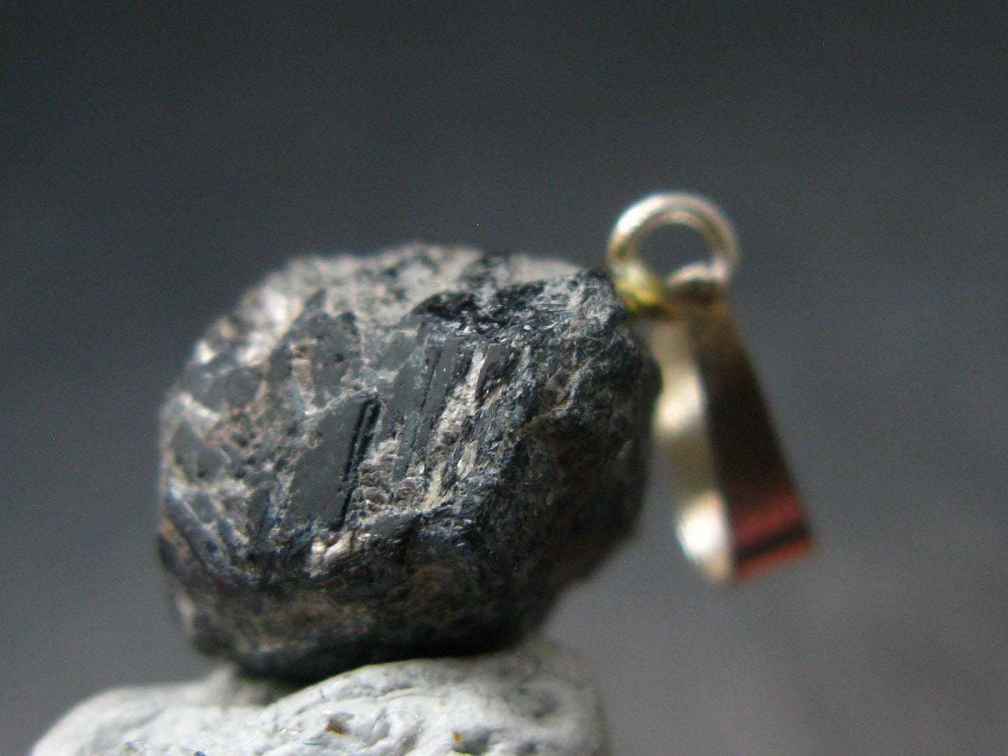 Alexandrite Chrysoberyl Crystal Silver Pendant From Brazil - 1.0" - 2.20 Grams