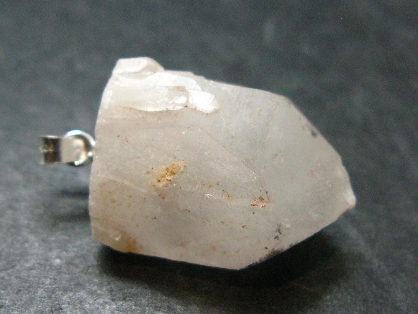 Hollandite in Quartz Crystal Pendant from Madagascar - 1.1" - 6.0 Grams