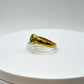 Peridot Ring | Gold Plated Sterling Silver, August Birthstone, Size 8