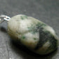 Phenakite Phenacite Tumbled Silver Pendant From Russia - 1.1" - 5.0 Grams