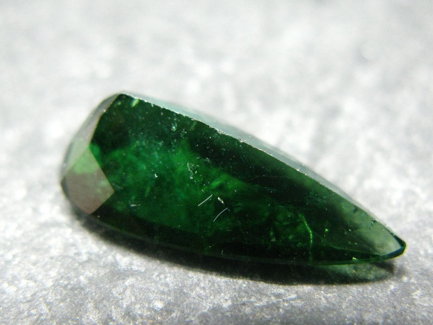 Green Tourmaline Cut Stone Gem From Brazil - 5.63 Carats - 18x9mm
