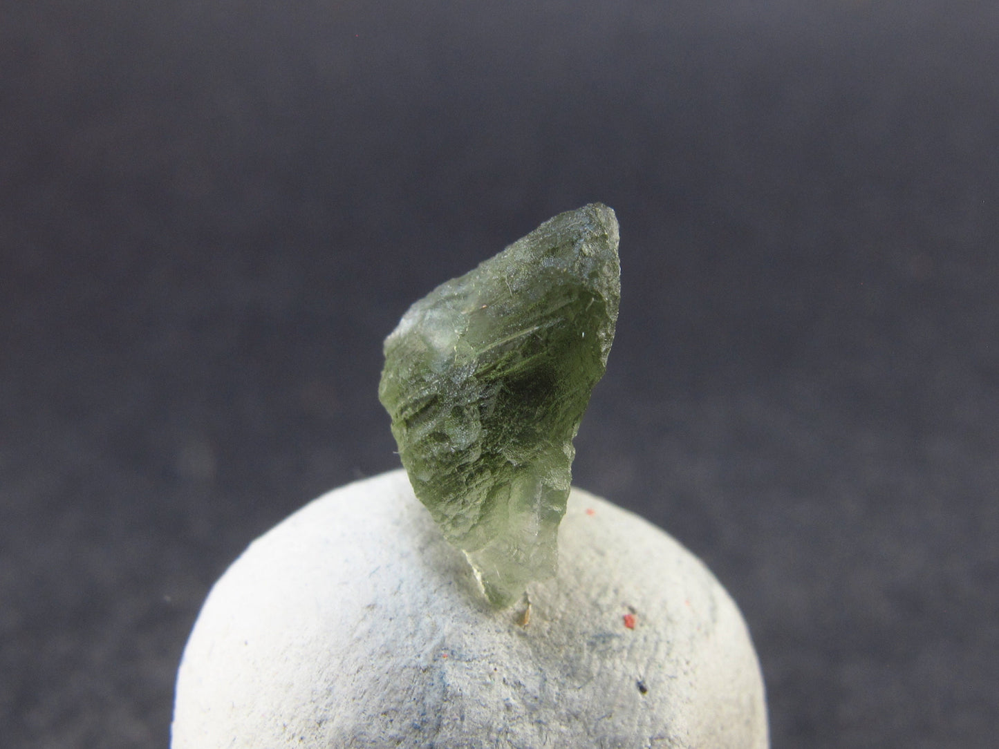 Moldavite Tektite Raw Piece from Czech Republic - 0.6" - 2.5 Carats - 0.50 Grams