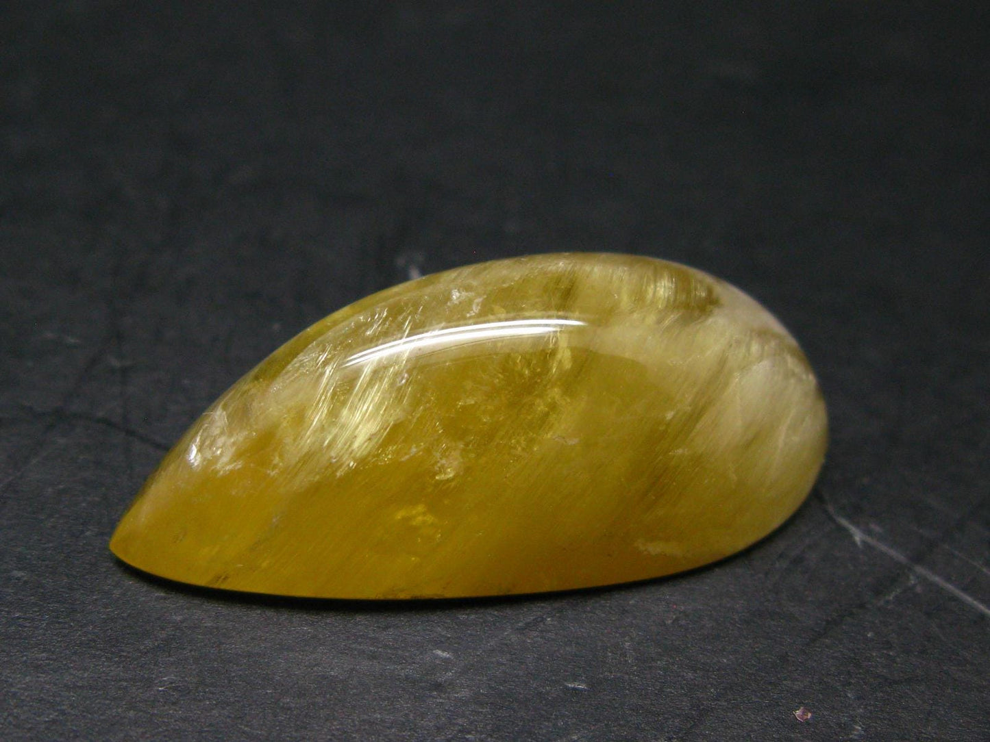 Rare Agni Gold Danburite Cabochon From Tanzania - 57.85 Carats - 1.4"