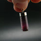 Ruby Silver Pendant from India - 1.3" - 3.09 Grams