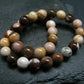 Empowerite Flint Genuine Bracelet ~ 7 Inches ~ 6mm Round Beads