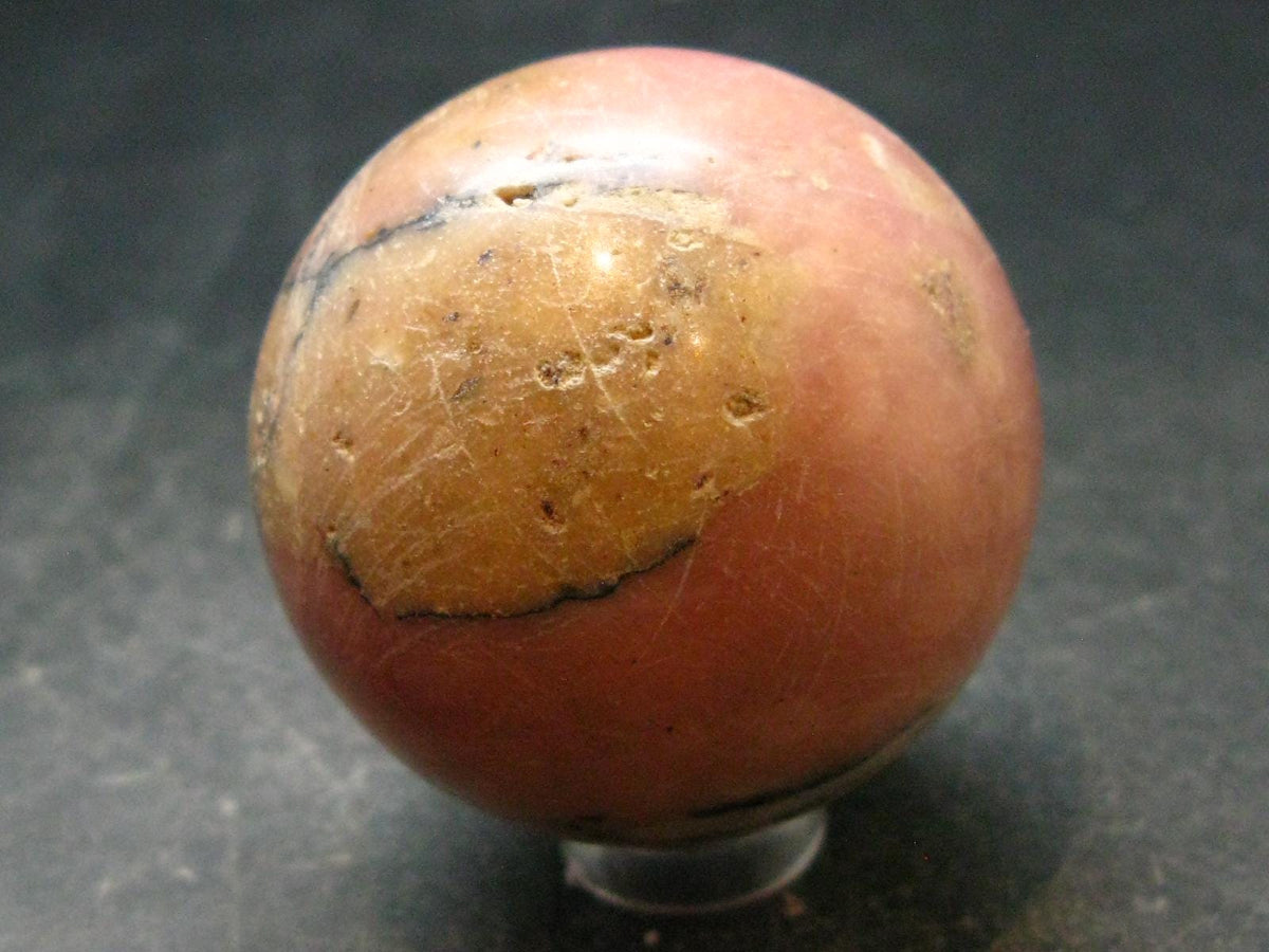 Rare Pink Opal Ball Sphere from Peru - 92.23 Grams - 1.7"