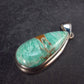 Rare Variscite Sterling Silver Pendant from Utah - 1.5" - 6.04 Grams