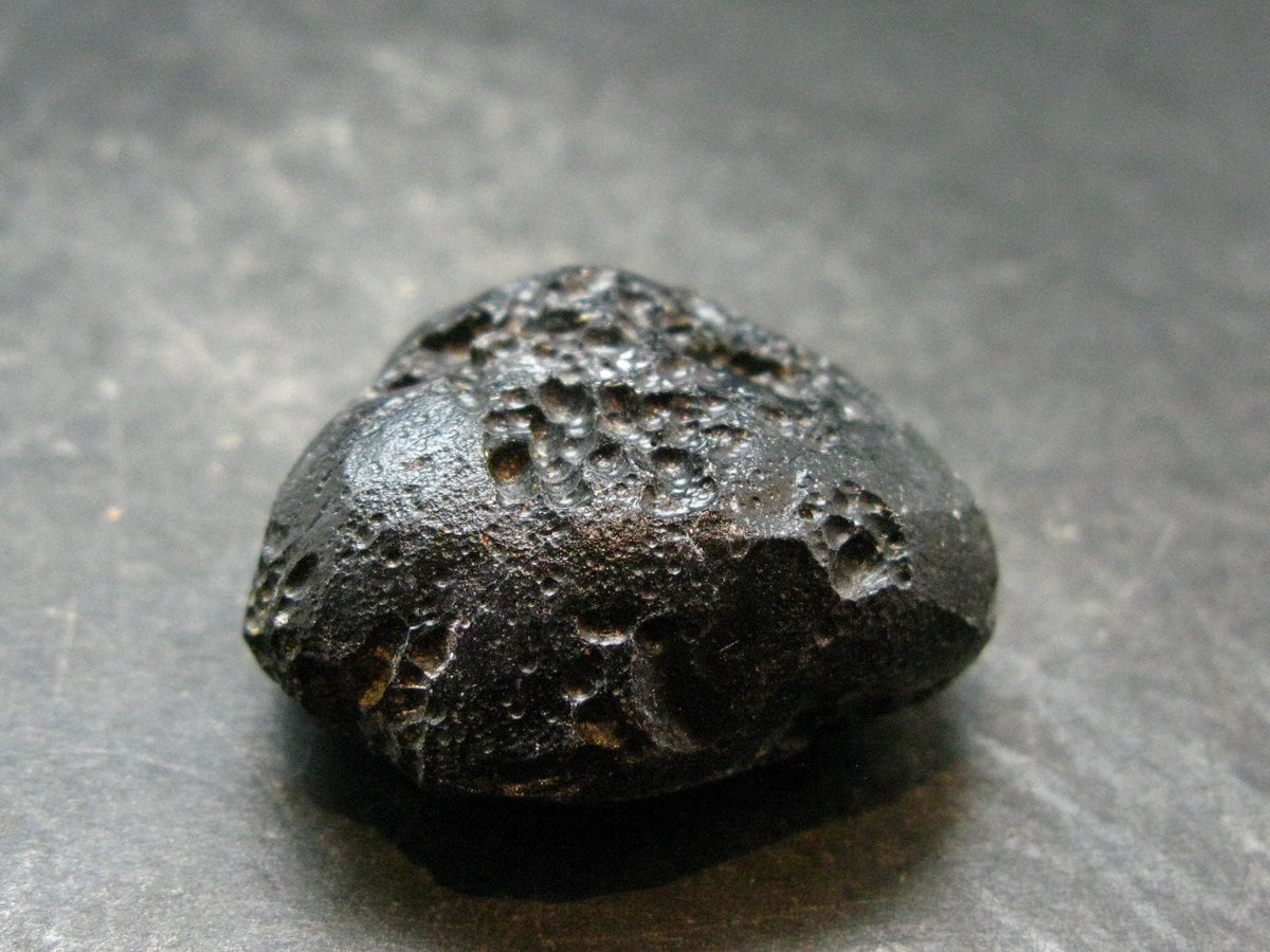 Rare Large Black Tibetan Tektite Raw Piece from Tibet - 1.4" - 27.62 Grams