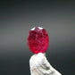 Beautiful Rare Gem Bixbite Red Beryl Emerald Cut Stone From Utah USA - 0.19 Carats - 4.0x3.2mm