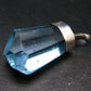 Blue Topaz Sterling Silver Pendant From Brazil - 1.6" - 13.07 Grams