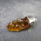 Natural Unheated Citrine Sterling Silver Pendant from Zambia - 1.2" - 2.65 Grams