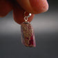 Bixbite Red Emerald Beryl Silver Pendant From Utah USA - 8.0 Carats - 0.8"