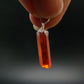 Zincite Zinkite Crystal 925 Silver Pendant From Poland - 0.9" - 1.46 Grams